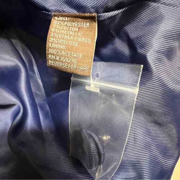 J. McLaughlin Houndstooth Metallic Tweed Sparkle Elm Jacket Long XSmall XS NWOT - Picture 4 of 6